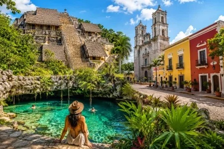 Private Ek Balam, Cenote & Valladolid Tour