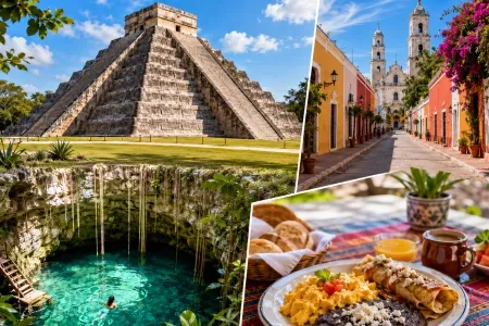 Chichen Itza, Cenote & Valladolid Tour with Breakfast